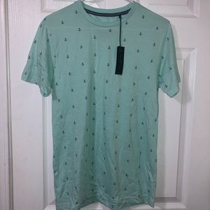 Denim & Flower | Mint Green Anchor T-shirt